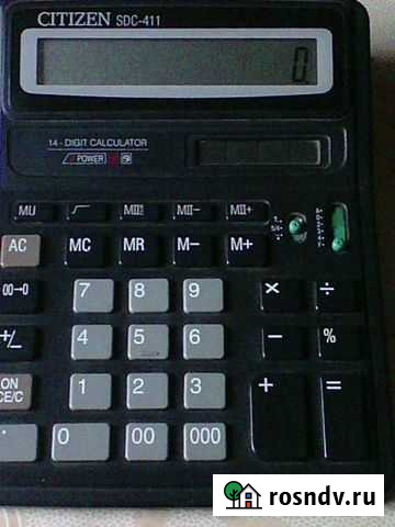 Калькулятор citizen SDC - 411 Шахты - изображение 1