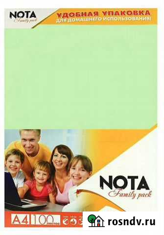 Бумага А4 nota family, 100 листов Волгоград - изображение 1