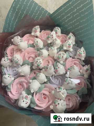 Букет из зефира, маршмеллоу Краснодар - изображение 1
