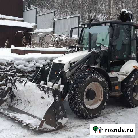 Уборка снега, услуги экскаватора-погрузчика Иркутск - изображение 1