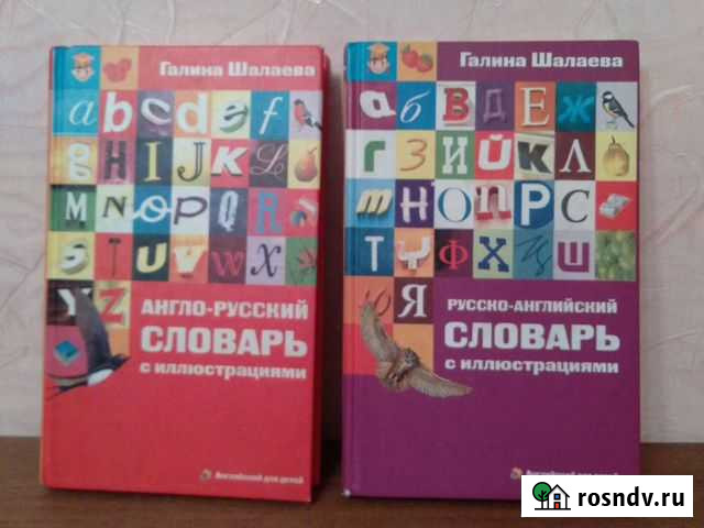 Словари русский/английский для детей Тамбов - изображение 1