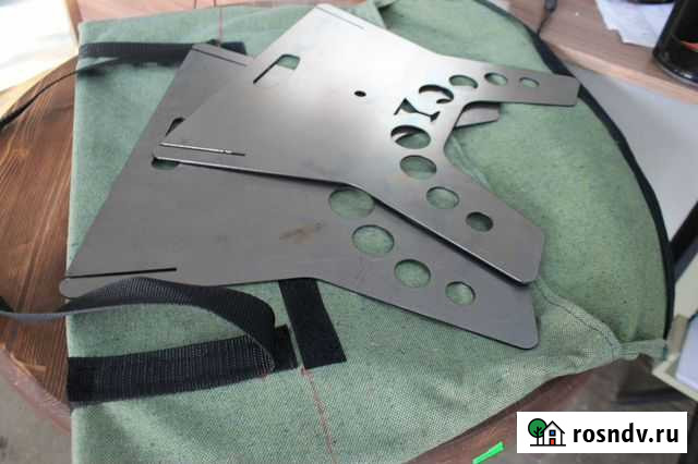 Мангал разборный 3мм с чехлом Челябинск - изображение 1