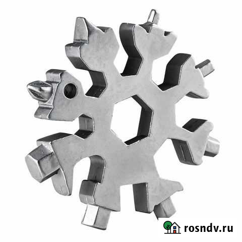 Комбинированный мультитул-снежинка 18-в-1 Коломна - изображение 1