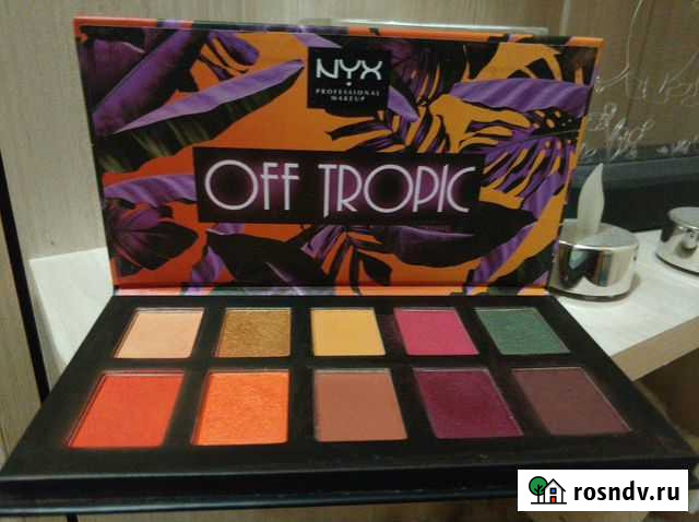 Nyx off tropic - shifting sand Палитра теней Воронеж - изображение 1