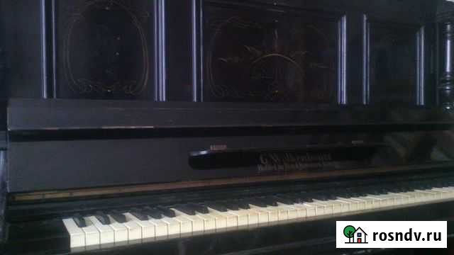 Фортепиано антикварное, немецкое Wolkenhauer 1865г Казань - изображение 1