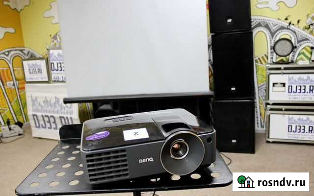 Проектор для караоке + экран в аренду. Или продам Краснодар - изображение 1