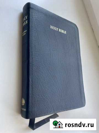 Библия Натуральная кожа Марокко Cambridge KJV King Прокопьевск - изображение 1