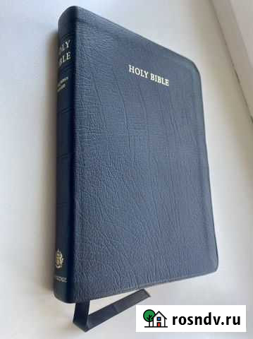 Библия Натуральная кожа Марокко Cambridge KJV King Прокопьевск - изображение 1