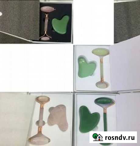 Набор Нефритовый массажер и скребок гуаша Брянск - изображение 1