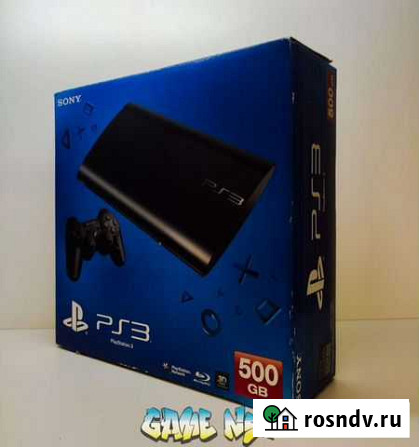 PlayStation 3 SS 500gb с коробкой Новосибирск - изображение 1