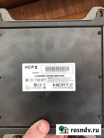 Усилитель hertz hcp2 Маслова Пристань - изображение 1