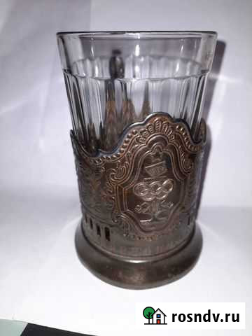 Подстаканник СССР. Олимпиада 1980 Краснообск - изображение 1