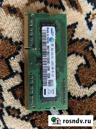 Оперативная память для ноутбука ddr3 samsung Брянск - изображение 1