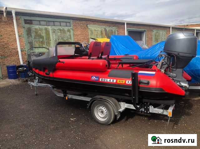 Solar 470 sjt Yamaha 60 водомёт прицеп Красноярск - изображение 1