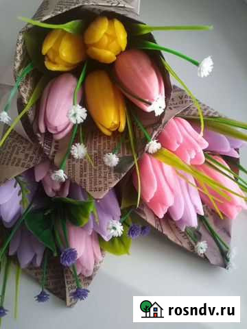 Букет из мыла тюльпаны Белгород - изображение 1