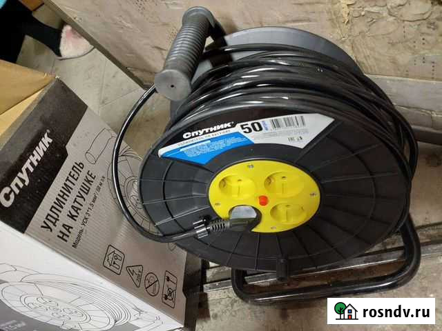 Удлинитель на катушке 50м Красноярск - изображение 1