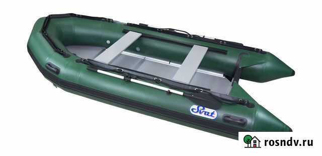 Лодка надувная пвх svat ZYA380, зеленая Владивосток - изображение 1