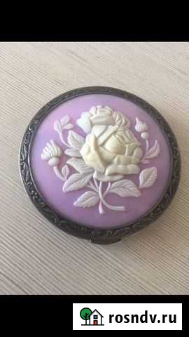 Пудреница серебро СССР Саратов - изображение 1