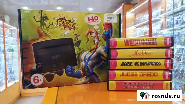 Игровая приставка 16bit Super Drive Червяк Джим Казань - изображение 1