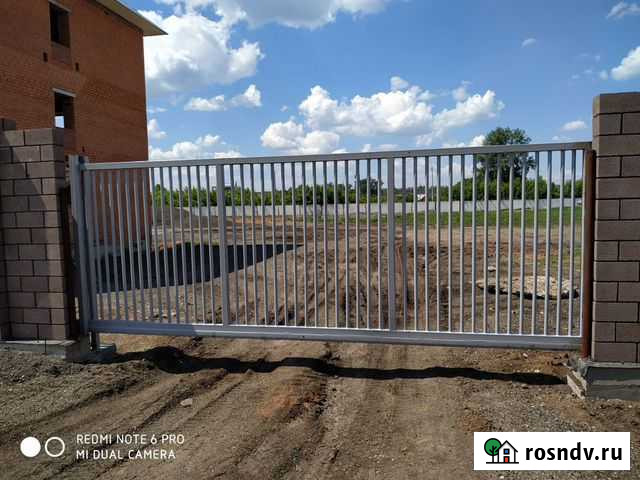 Ворота уличные откатные сдвижные Уфа - изображение 1