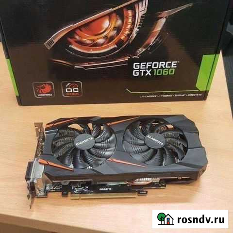 Gigabyte gtx 1060 6gb Черноморский - изображение 1