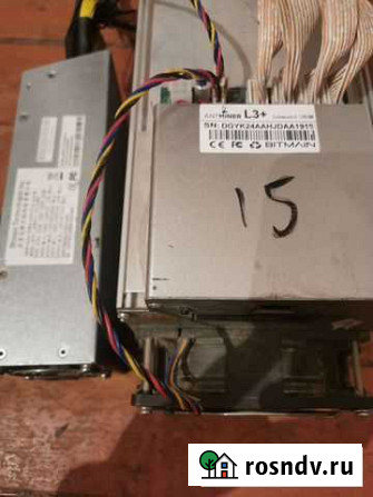 Asic antminer l3 + обп Смоленск - изображение 1