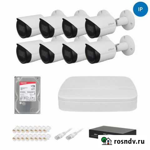 Видеонаблюдение (комплект 8 IP видеокамер 2 Mpix) Пермь - изображение 1