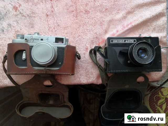 Фотоаппараты Зоркий и Вилия Досчатое - изображение 1