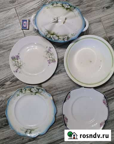 Старинная посуда Кузнецов, Красный Фарфорист и др Мытищи - изображение 1