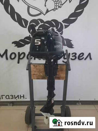 Лодочный мотор Hidea 5 2х-тактный бу Красноярск - изображение 1