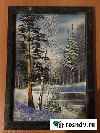 Картина из уральского камня Жигулевск - изображение 1