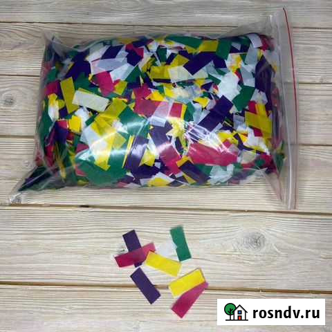 Конфетти ассорти бумажное мультколор Москва - изображение 1