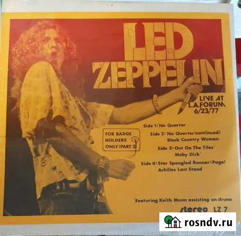 Led Zeppelin For badge holders only. Part 2 2LP Рыбинск - изображение 1