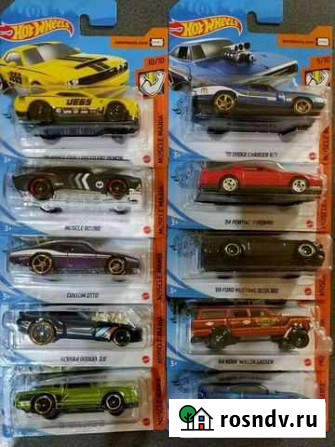 Полный набор Hot wheels muscle mania Нижний Тагил - изображение 1