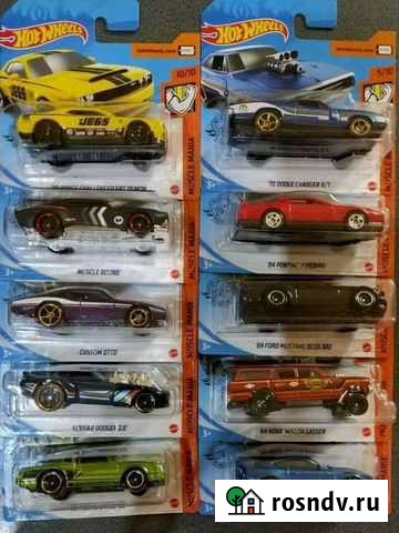 Полный набор Hot wheels muscle mania Нижний Тагил - изображение 1