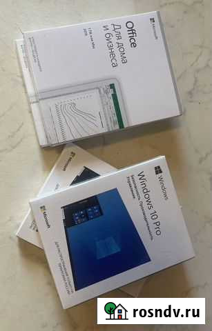 Windows 10 pro box, Office 2019 box комплект Санкт-Петербург - изображение 1