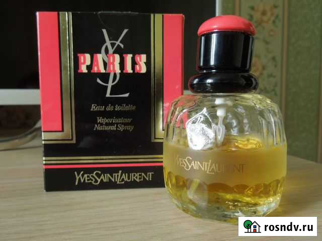 Винтажный парфюм Paris Ив Сен Лоран 90-гг 50 мл Москва - изображение 1