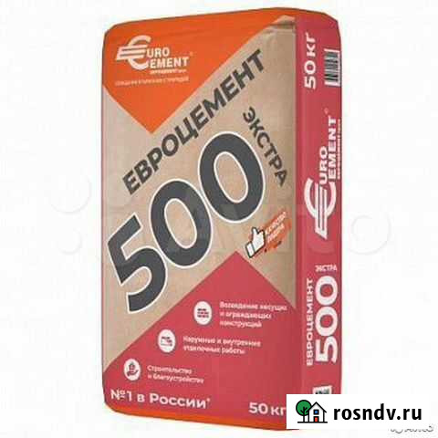 Стройматериалы. Мордовцемент М500 (евроцемент) Владимир - изображение 1