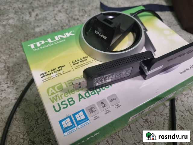 Wi-Fi USB свисток с удлинителем TP-link ArcherT4UH Уфа - изображение 1
