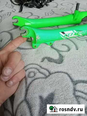 Вилка на 26 вся в сборе подшипники, руль Биробиджан - изображение 1