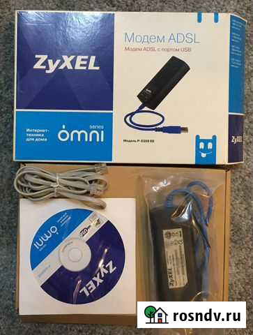 Adsl-модем zyxel P-630S EE с портом USB Самара - изображение 1