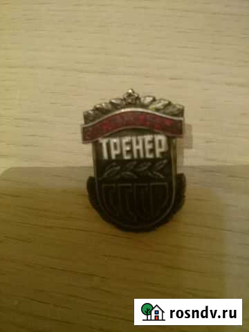 Знак заслуженный тренер СССР Зима - изображение 1