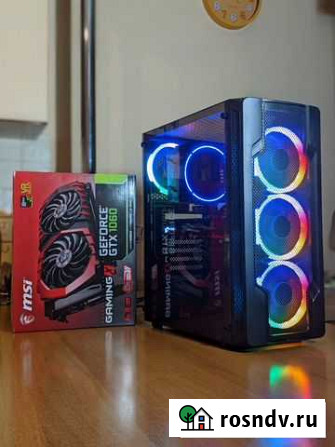 Игровой Компьютер на i5 с видюхой GTX 1060, RGB Москва - изображение 1