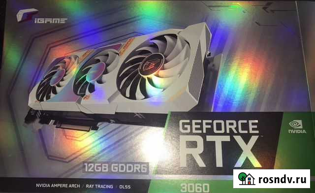 Colorful iGame GeForce RTX 3060 Ultra W 12 Lhr Москва - изображение 1