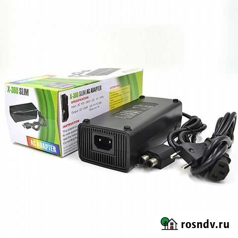 Адаптер питания Х-BOX 360 AC Adapter slim Оренбург - изображение 1