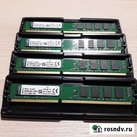 Память Kingston DDR3 8 Гб, 4 шт Хабаровск - изображение 1