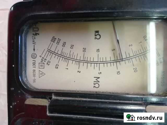 Мегеомметр 500в 1961г Пенза - изображение 1