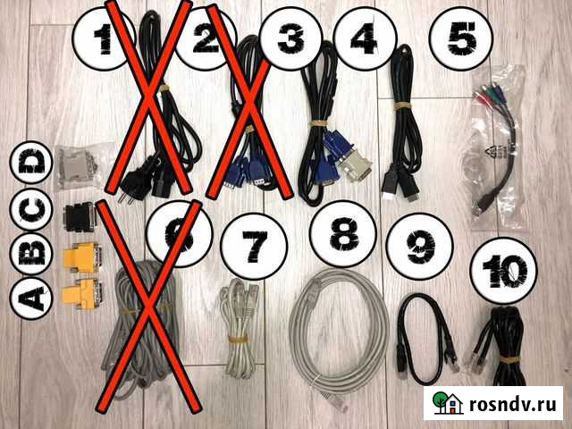 Кабели для компьютера разные Москва - изображение 1