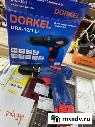Аккумуляторный шуруповерт dorkel Хабаровск - изображение 1