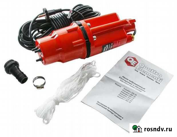 Насос погружной Quattro Elementi Acquatico 390 Санкт-Петербург - изображение 1